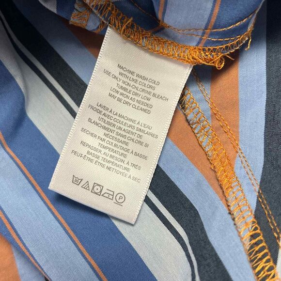 BDG Women's S-P Urban Outfitters Striped Button Down Oversized Shirt Relaxed Fit - Picture 5 of 5